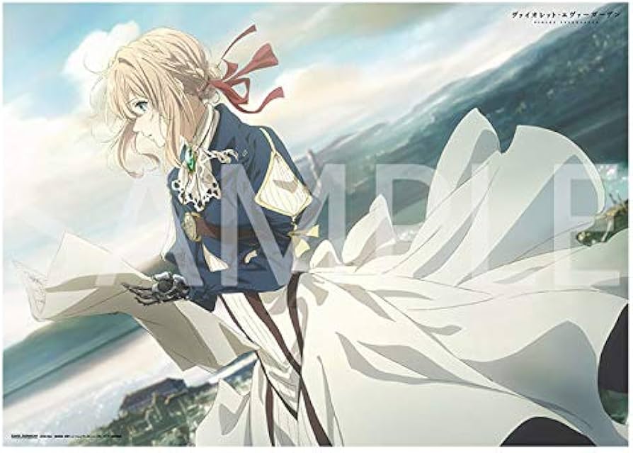 Amazon.co.jp: ヴァイオレットエヴァーガーデン B2ポスター vol.1暁