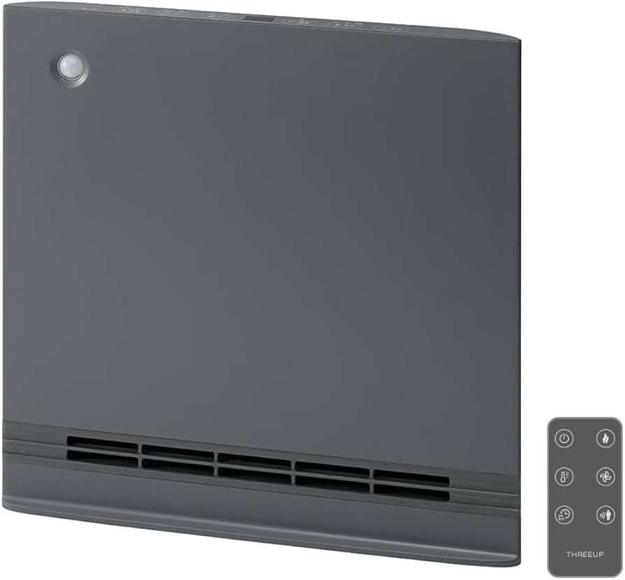 Amazon | スリーアップ 超薄型 パネルセラミックヒーター 節電/室温