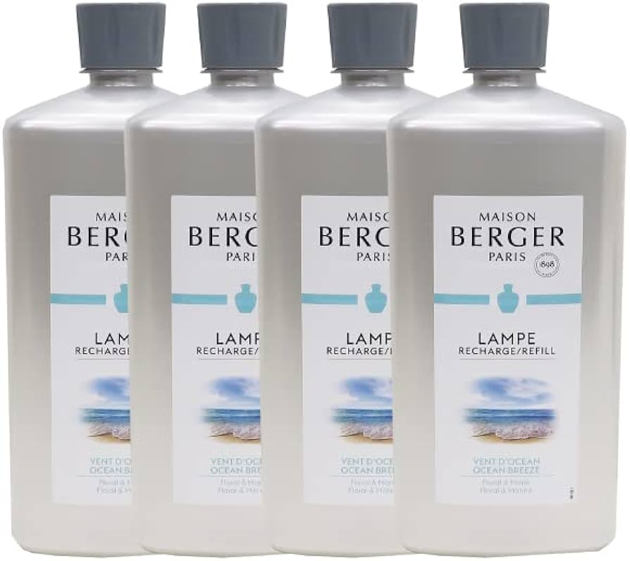 Amazon.co.jp: ランプベルジェ アロマオイル オーシャン 1000ml 4本