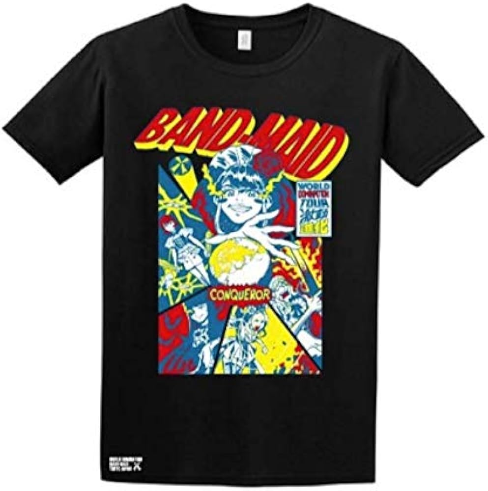 Amazon | BAND MAID バンドメイド アメコミ Tシャツ XLサイズ | T