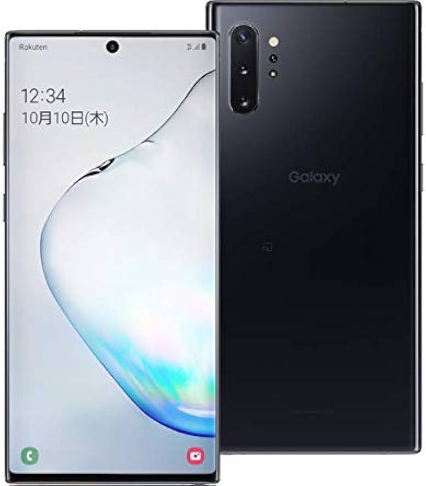 Amazon | 国内版 Galaxy Note10+ 本体 (Aura Black) | Galaxy