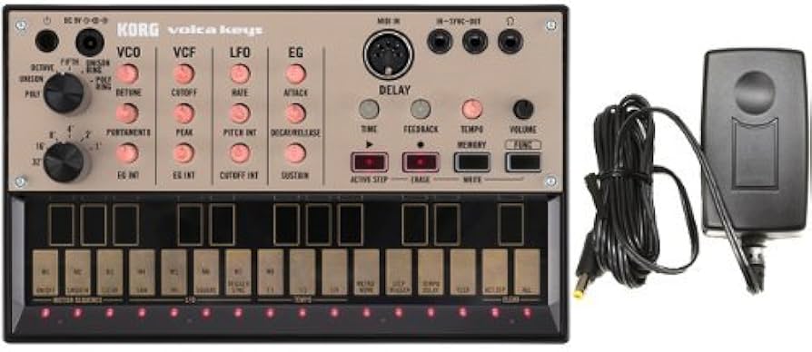 Amazon | KORG Analogue Loop Synth volca keys + KORG ACアダプター