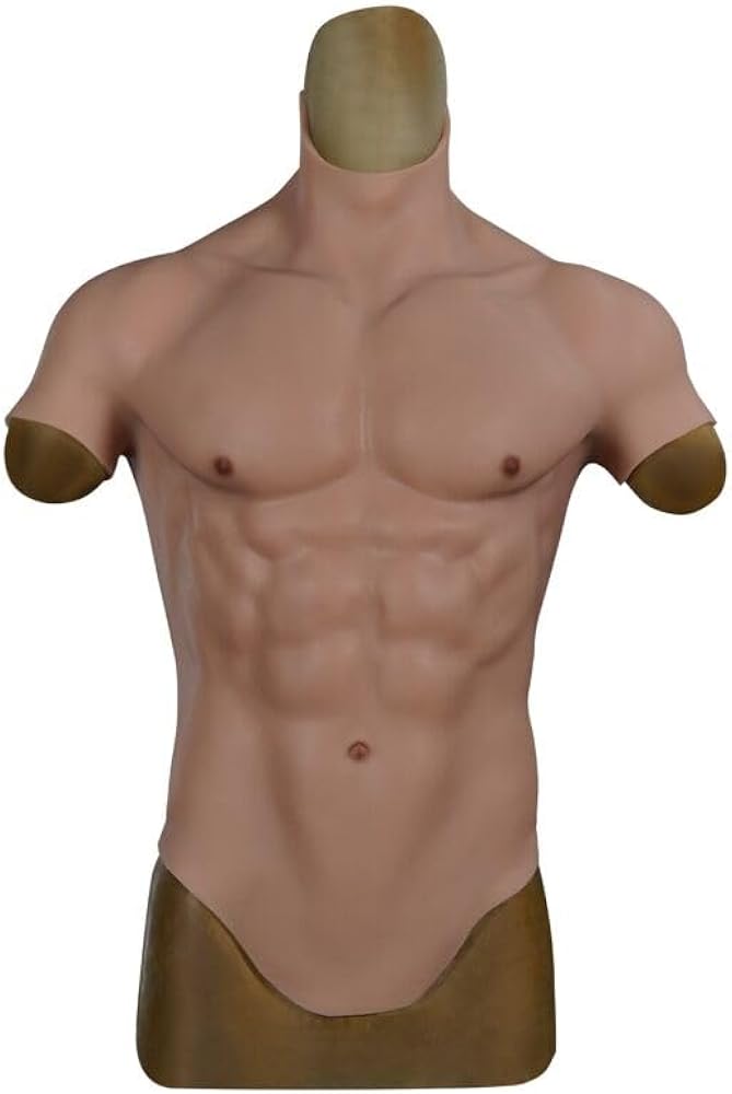 Amazon.co.jp: [HUWAHUWA] 筋肉スーツ ファスナー付き イケメン筋肉