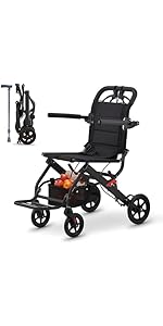 Amazon | YLOVABLE 軽量車椅子 折畳み 軽量 コンパクト アルミ製 介護