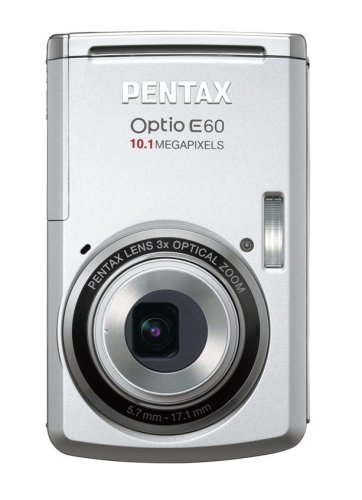 Amazon | PENTAX デジタルカメラ Optio (オプティオ) E60 シルバー