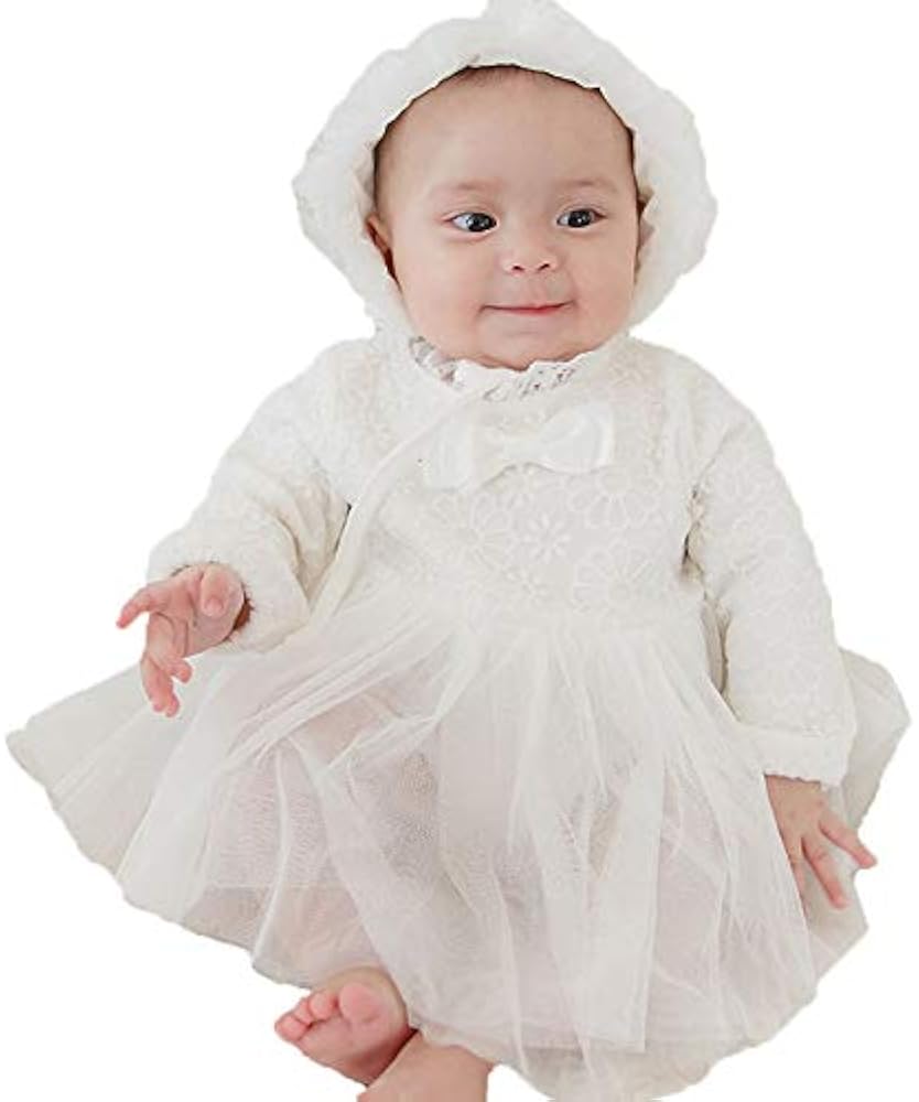 Amazon.co.jp: [Tiny＆Cute] セレモニードレス 新生児 ベビードレス