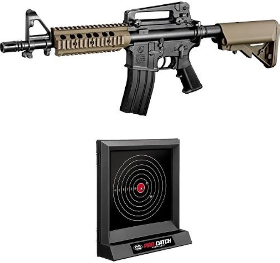 Amazon | 【セット商品】 M4CQB タンカラーモデル (10歳以上電動ガン