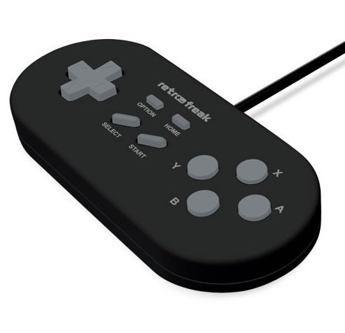 Amazon | レトロフリーク専用コントローラー〈ブラック〉 | ファミリー
