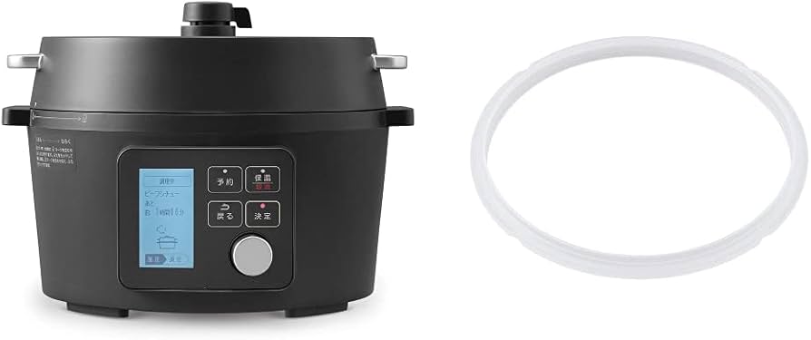 Amazon | 【セット買い】アイリスオーヤマ 電気圧力鍋 4.0L 自動