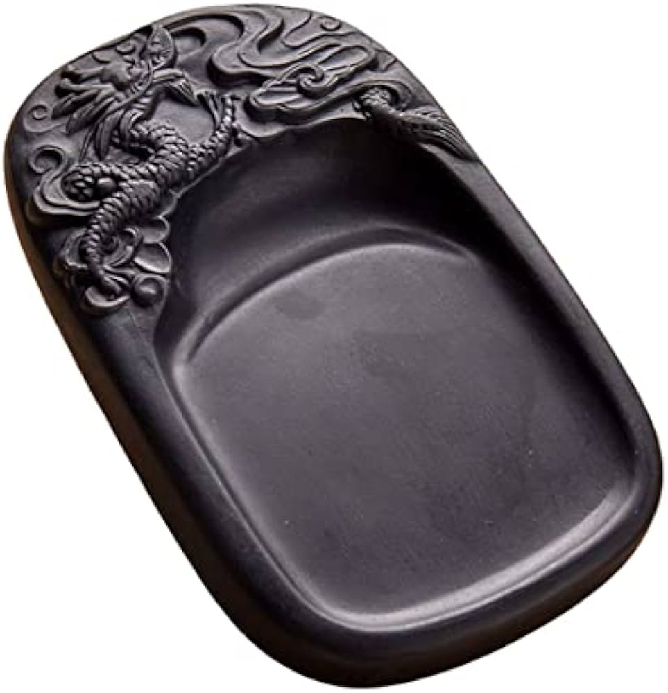 Amazon | TAKEY 硯 すずり 硯石 澄泥硯 中国四大名硯の一つ 墨池 天然