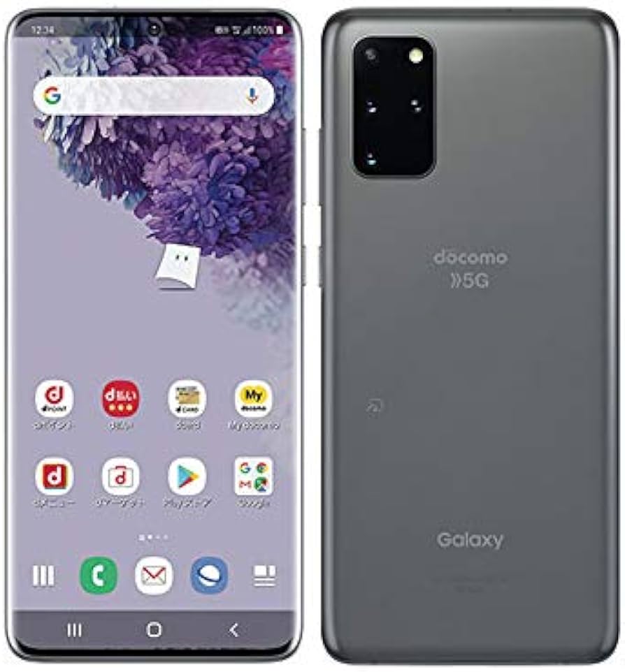Amazon | docomo Galaxy S20+ 5G SC-52A SIMロック解除済 コスミック