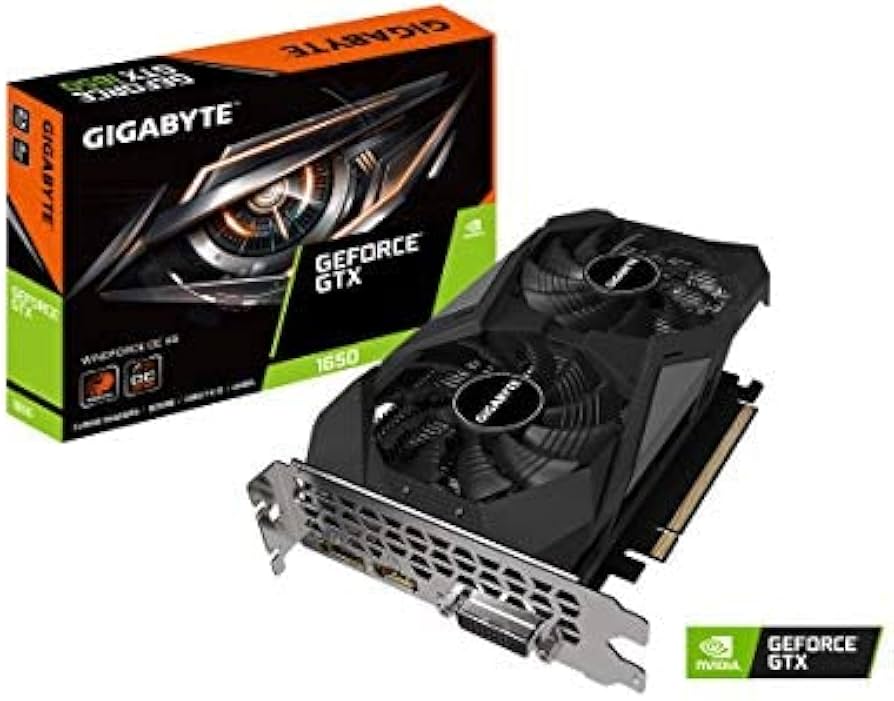 Amazon.com: GIGABYTE GeForce GTX 1650 D6 WINDFORCE OC 4G Graphics