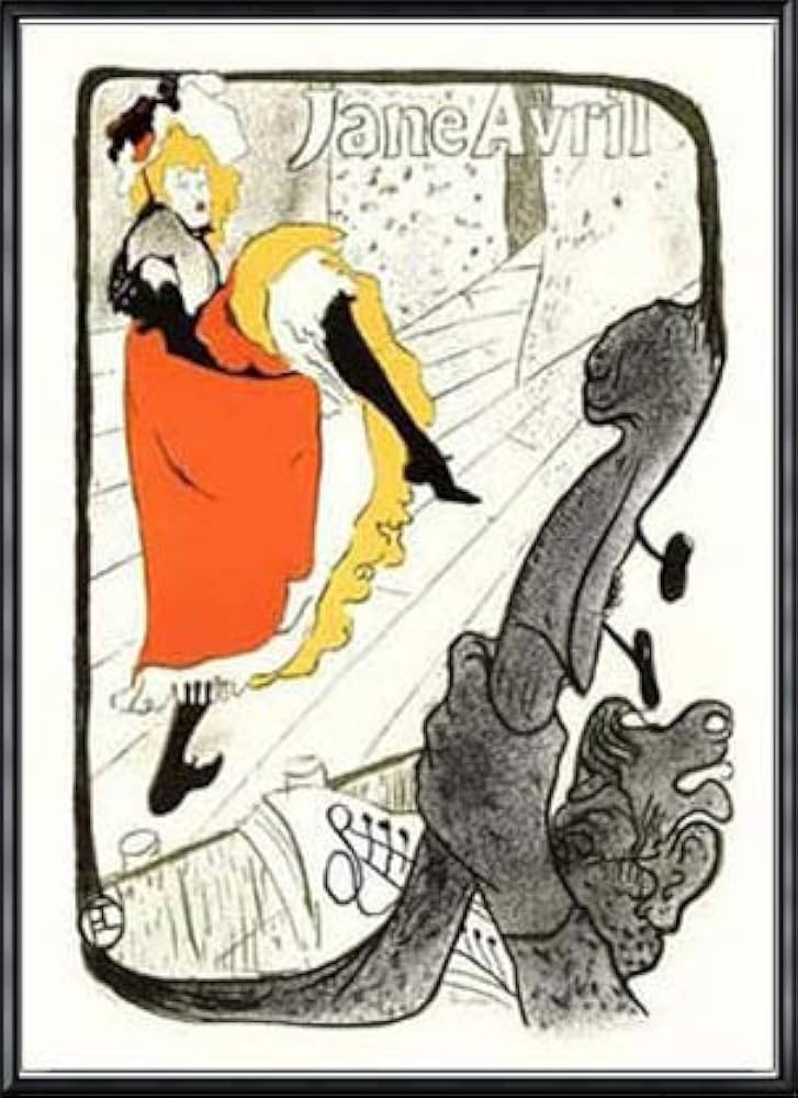 Amazon | ポスター アンリ ド トゥールーズ ロートレック Jane Avril