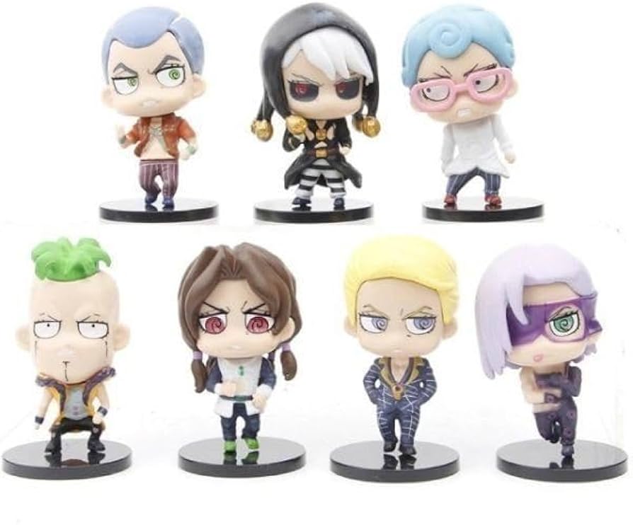 Amazon.co.jp: ジョジョの奇妙な冒険 7体セット 5部 暗殺チーム
