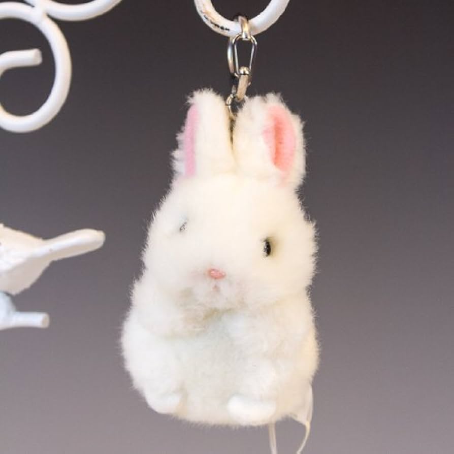 Amazon.co.jp: たけのこ ミニミニキッズ キーホルダー ウサギ 白