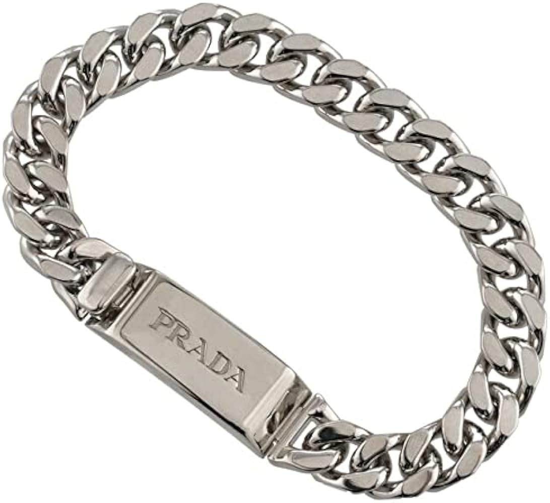 Amazon | [Prada] プラダ ブレスレット メンズ CHAIN JEWELS AG.925