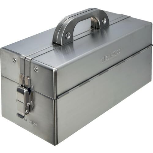 Amazon | TRUSCO ステンレス両開きツールボックス 二段式