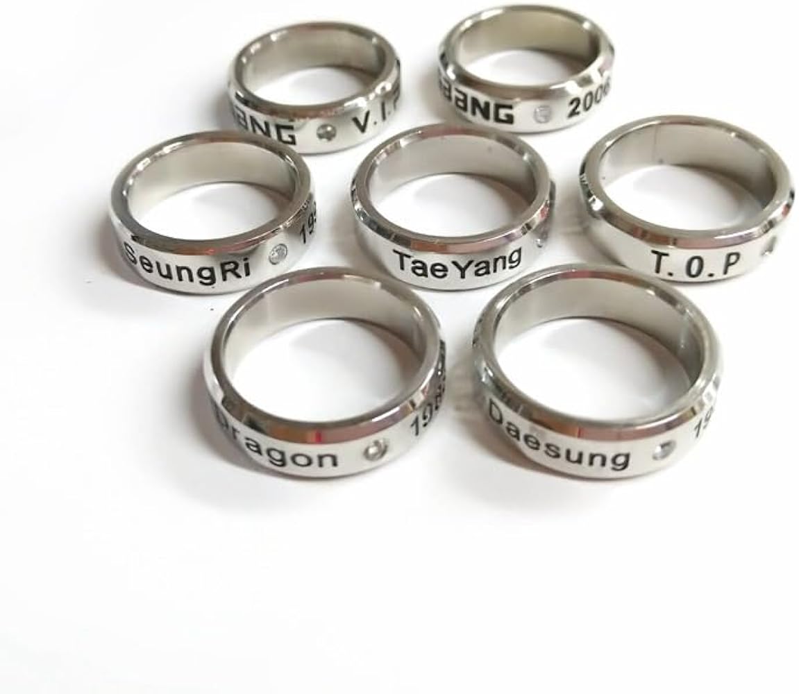 Amazon | [BITACS] bigbangリング ネックレス KPOP 全員 メンバー大