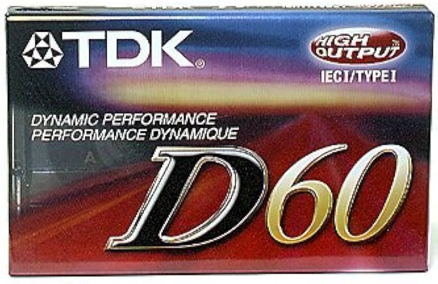 Amazon.com: TDK Audio Cassette Tape - 60 Minute (8 Pack, Red