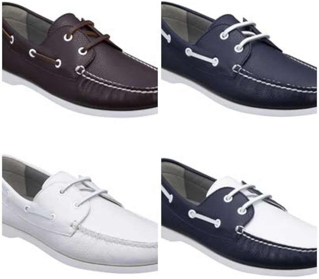 Amazon | [リーガル] 55 55TRAF デッキシューズ メンズ 23.5 ホワイト