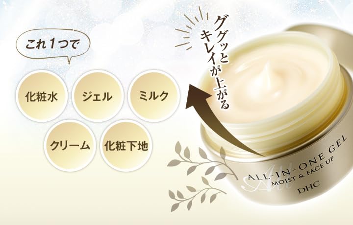 Amazon.co.jp: DHC オールインワンジェル モイスト＆フェースアップ