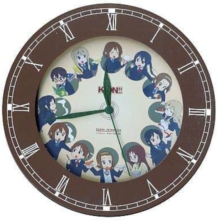 Amazon.co.jp: けいおん!! ボイスクロック 壁掛け時計 京アニ (おまけ