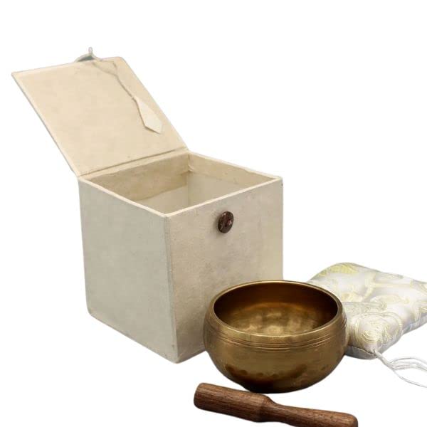 Amazon.co.jp: シンギングボウル おりん セット ネパール 手打ち シ