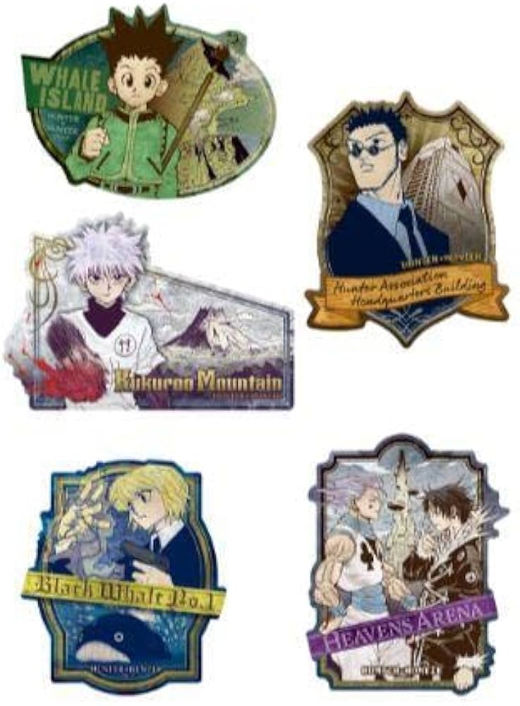 Amazon | 冨樫義博展 ハンター×ハンター グッズ トラベルステッカー