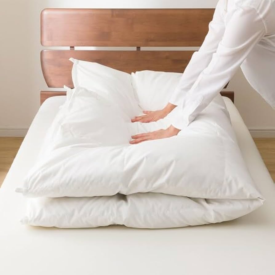 Amazon｜ニトリ 2枚合わせ羽毛掛け布団 NTR-2 K2324 クイーンサイズ