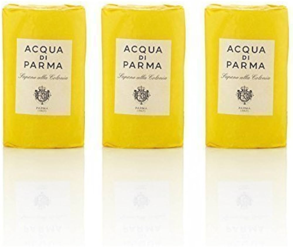 Amazon.com : Acqua di Parma Colonia Wrapped Soaps 100 grams - Set