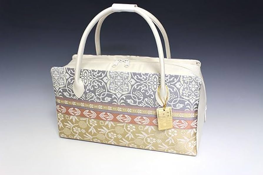 Amazon.co.jp: 特別 京都 西陣織 正絹帯地 使用 利休バッグ お茶席