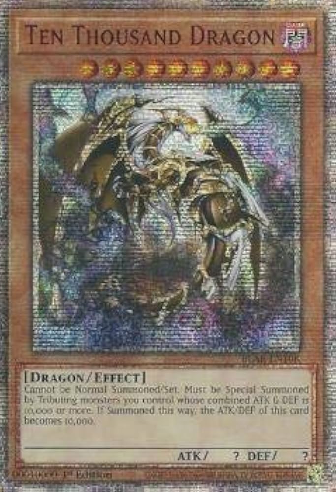 Amazon.co.jp: 遊戯王 BLAR-EN10K 万物創世龍 Ten Thousand Dragon