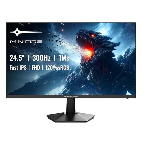 Amazon.co.jp: Minifire ゲーミングモニター24.5インチ/300Hz/180Hz