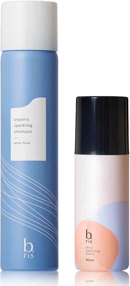 Amazon | b.ris ビーリス 炭酸シャンプー & 白髪染め ブラック 各1本