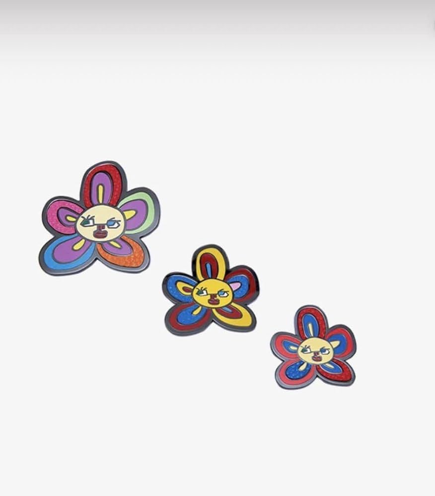 Amazon.co.jp: BTS V テヒョン テテ ブローチ セット フラワー FLOWER