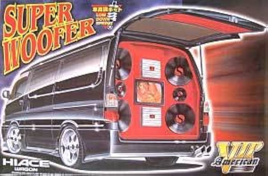 Amazon.co.jp: アオシマ 青島 プラモデル ハイエースワゴン super