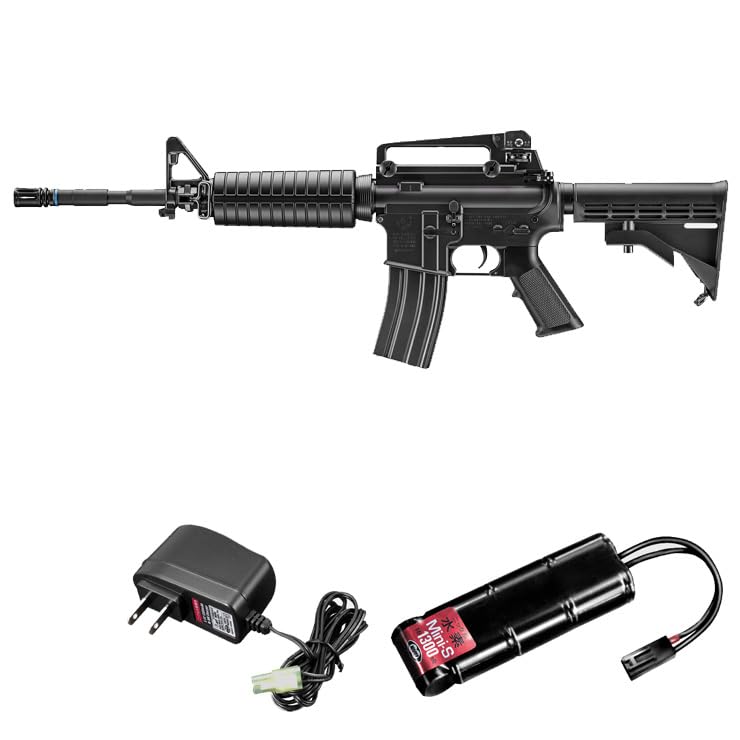 東京マルイ M4A1 CARBINE 電動ガン マガジン2本 充電器付 中古品 東京