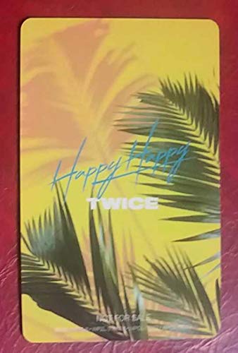 Amazon.co.jp: TWICE ツウィ HAPPY HAPPY トレカ 日本盤