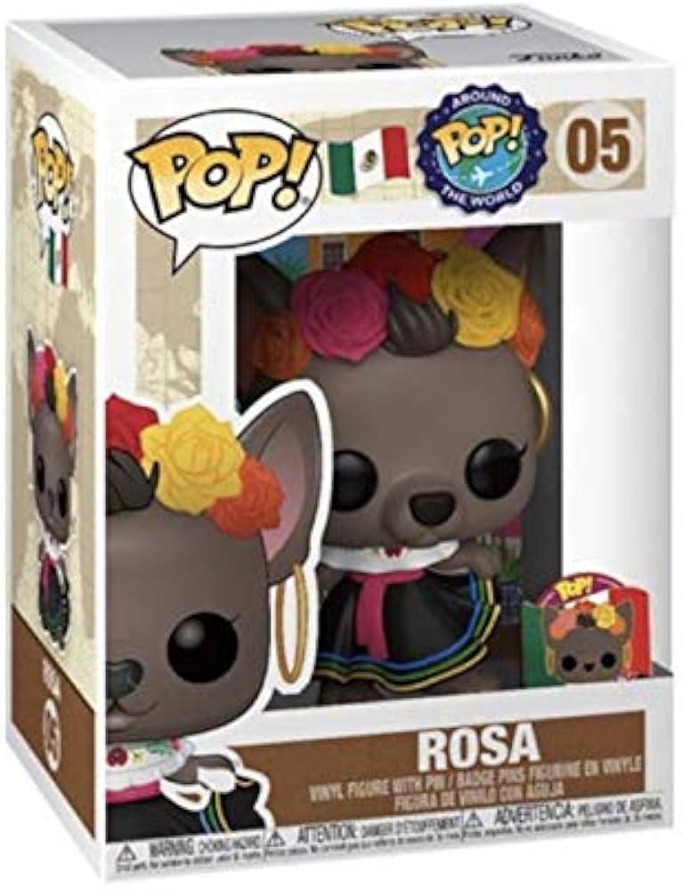 Amazon.com: Funko POP! Around The World #05 Rosa (with Pin