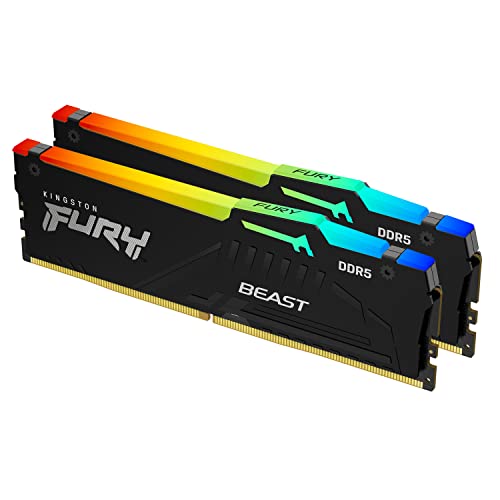 Kingston Fury Beast RGB 32GB (2x16GB) 5600MT/s DDR5 CL36 Desktop
