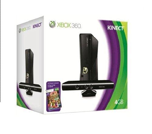 Amazon.com: Xbox 360 Slim 4GB with Kinect (Renewed)