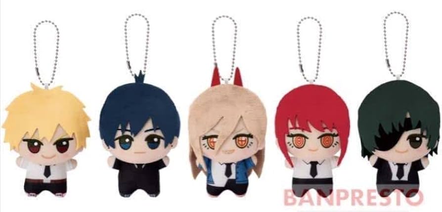 Amazon.co.jp: チェンソーマン ちびぐるみ デンジ パワー マキマ 早川