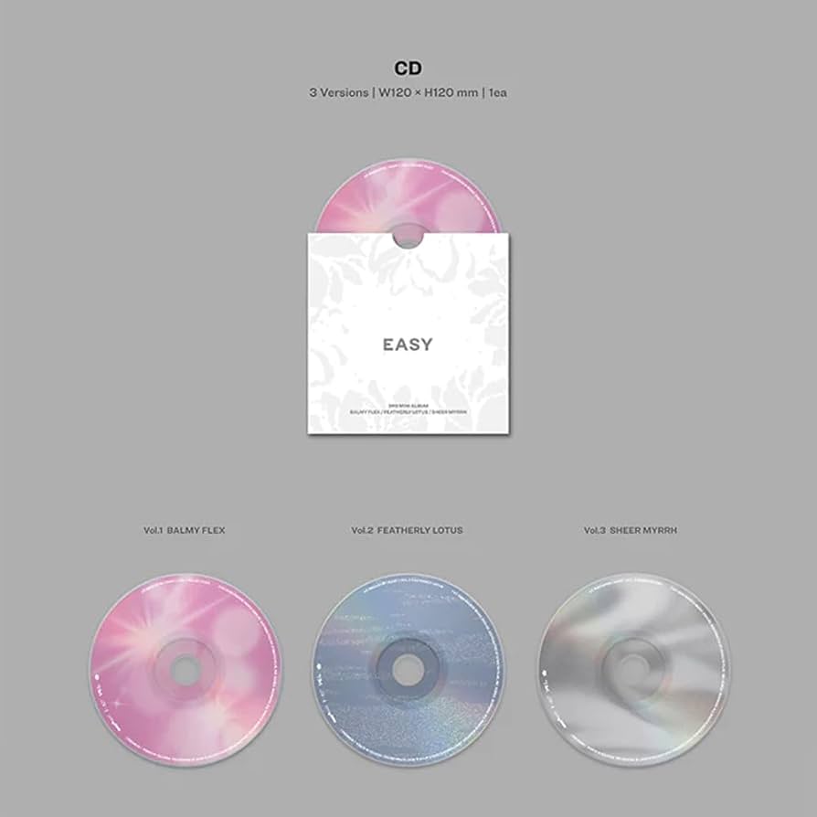 Amazon.com: LE SSERAFIM EASY 3rd Mini Album (Vol.2)