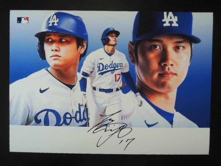 Amazon.co.jp: A4 額付き ポスター 大谷翔平 shohei ohtani ドジャース