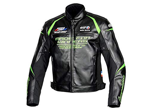 Amazon | エルフ(Elf) バイク用ジャケット エヴォルツィオーネPUレザー