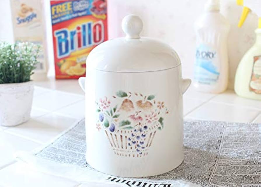 Amazon | マニー プロヴァンス 陶器 サニタリーポット | マニー