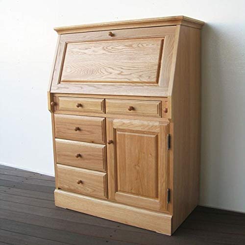 Amazon | ウッドギャラリー樹 ライティングビューロー80 ナチュラル