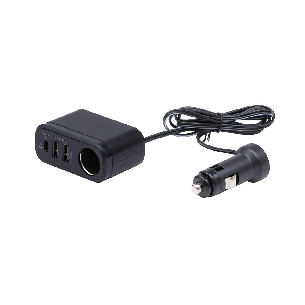 Amazon | 槌屋ヤック(Tsuchiya Yac) 車内用品 PD30W+2USB+ソケット