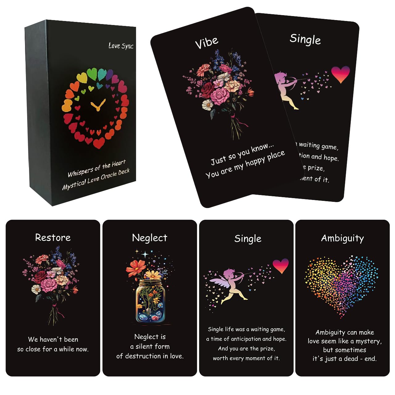 Amazon.com: MUILKVY Love Oracle Cards - 60-Card Deck for