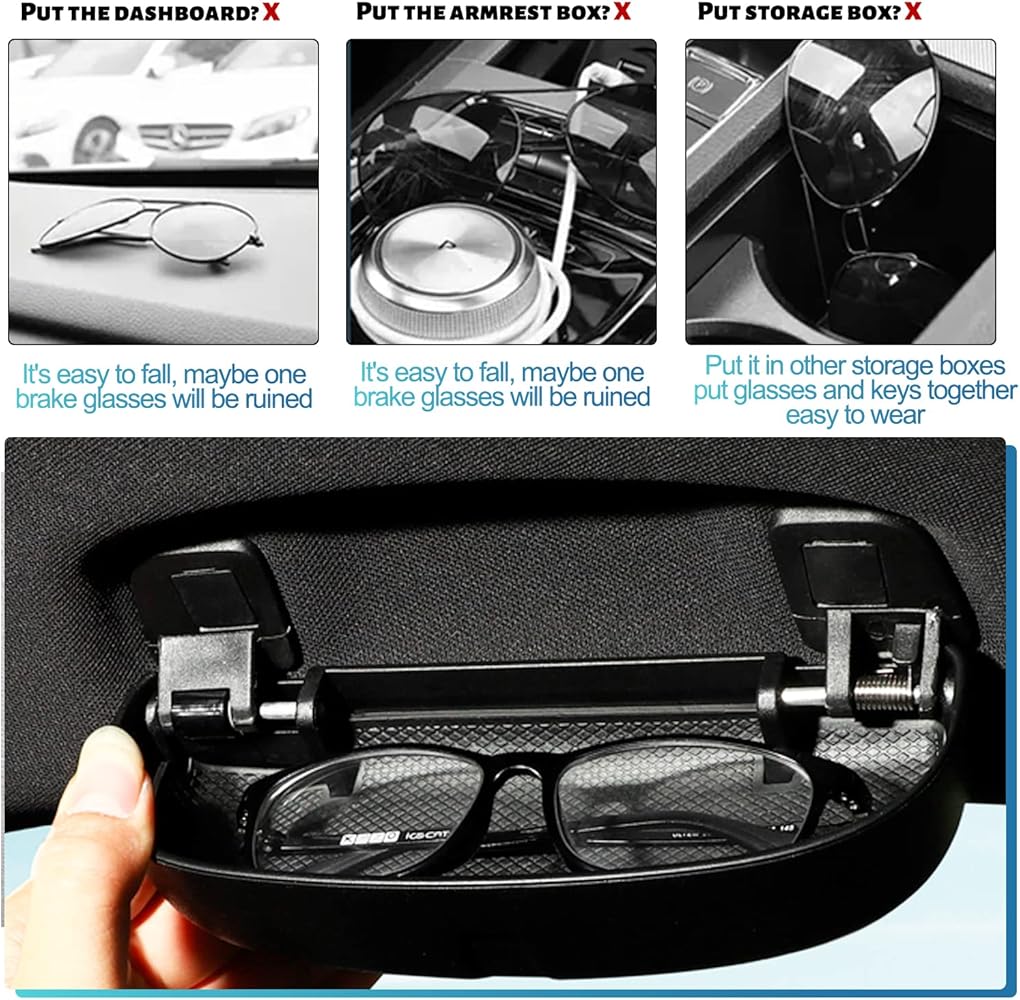 Ruiya Sunglasses Case for Golf GTI Holder Case Eye Glasses